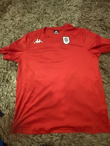 Kurtkalar: Kappa brendi qırmızı idman/futbol köynəyi endirim olunacaq cox az — 1