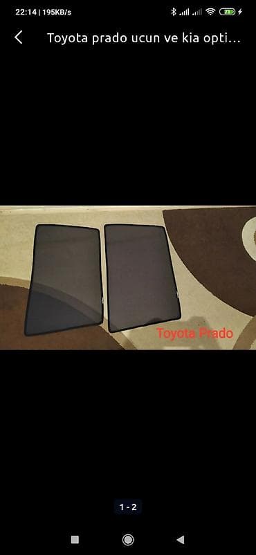 sprinter aksesuar: Toyota prado ve kia optima ucun perde 1 cutu 15 azn — 2