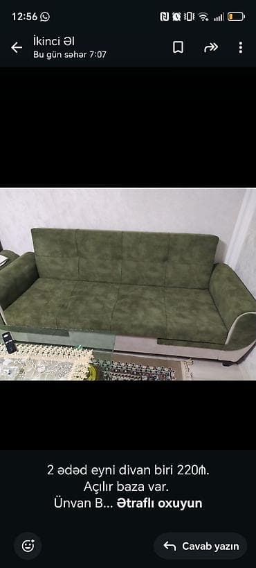 kontakt home divan: Künc divan, Açılan, Bazalı, Parça, Çatdırılma yoxdur — 1