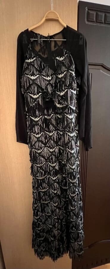 женские восточные костюмы: Qadın geyim dəsti – 3 paltar 1) Qara uzun gecə paltarı - Uzun model — 1