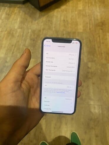 iphone x işlenmiş qiymeti: IPhone X, 64 ГБ, Белый, Face ID — 4
