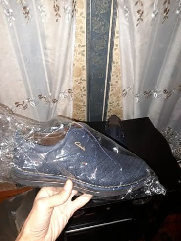 dəri kişi mokasinləri: Temiz deri ayaqqabi 43 razmer — 2