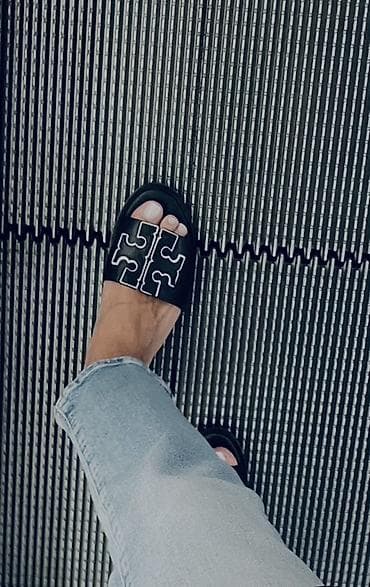 the nort face: Tory Burch-тапки, оригинал !!! Состояние 10/10. 36 размер-23см — 2