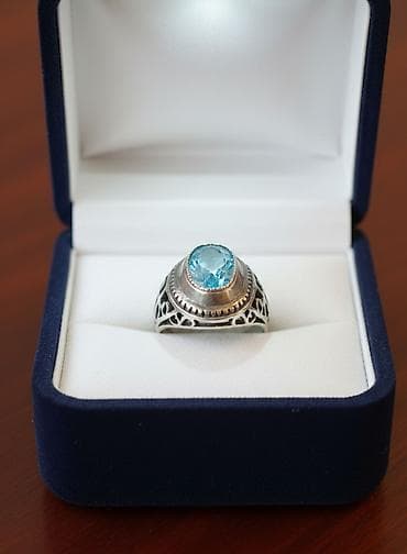 Üzük, Gümüş, Topaz