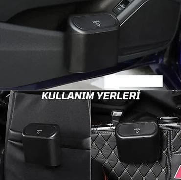 Транспорт: Avtomobil üçün kompakt zibil qutusu - Material: möhkəm plastik - — 4