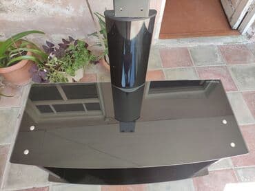 Mətbəx mebeli: Düz TV altlığı, Polkalı, Şüşəli — 2