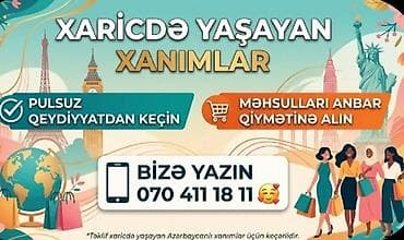 vəkil xidməti: Xaricdə yaşayan xanımlar üçün xidmət: - Pulsuz qeydiyyat imkanı - — 1
