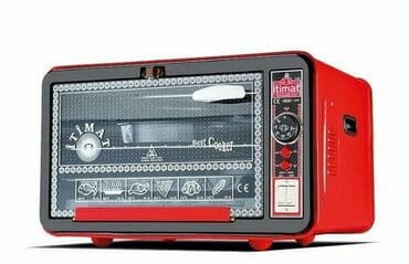 itimat elektrikli soba: Духовка Itimat, Электрическая, цвет - Красный, Отдельностоящая, Б/у — 1