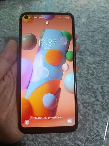 samsung a11 ekran: Samsung Galaxy A11, 32 GB, rəng - Qara, İki sim kartlı — 5