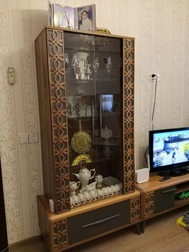 Masalar: Qonaq otağı üçün, Açılmayan, Dördbucaq masa, 6 stul — 2