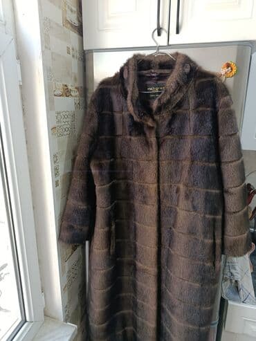 Plaşlar: Kürk, 5XL, rəng - Qəhvəyi — 2