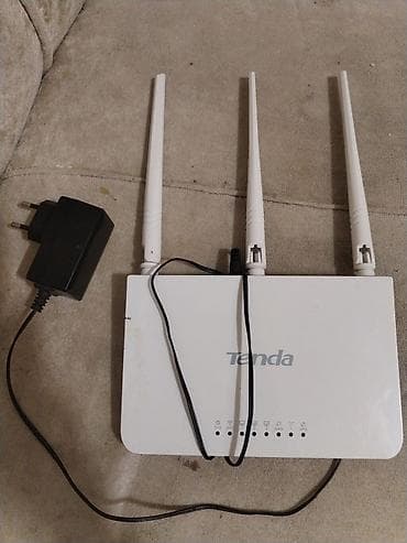 Tenda Wi‑Fi router – 3 antennali model Xüsusiyyətlər: - Brend: Tenda