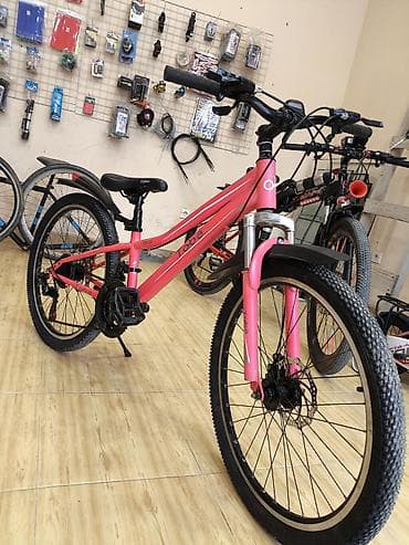 velospet: Toba dağ velosipedi – 24” təkərli, yüngül aluminiyə bənzər çərçivə — 2