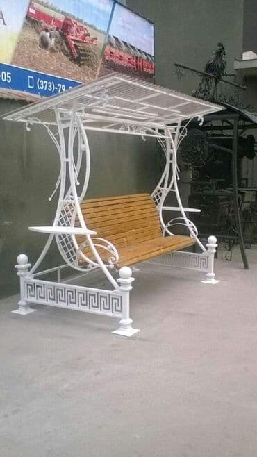 sallanan kreslo: Yeni, Divan-yelləncək, Zontikli, Metal — 6