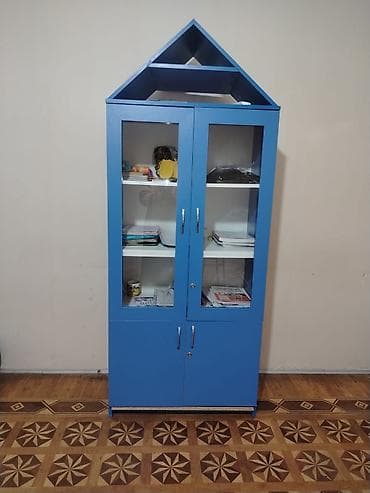 Для девочки и мальчика, 2 двери, Распашной, Прямой шкаф