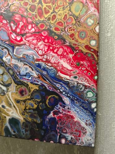 heve cuve: Müasir incəsənət həvəskarları üçün abstrakt üslubda rəsm əsəri. Bu — 11