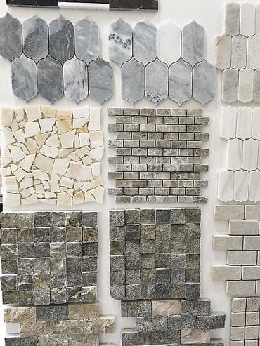 can eti: Təbii daş mozaika və dekorativ divar panelləri - Material: mərmər — 1