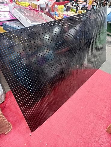 azbest list: Perforasiyalı metal lövhə - Material: qara rəngli metal (toz boya — 2