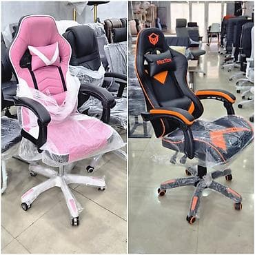 gamer kreslo: Yeni, Təkərli, Qolları tənzimlənmir, Süni dəri — 4