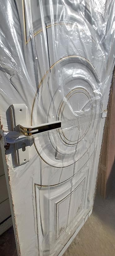 kilimler: Qapılar – taxta və plastik model seçimi - Model 1: Şüşəli taxta qapı — 6