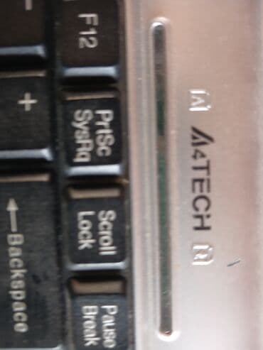 daxili ssd: A4Tech simli klaviatura - Bağlantı: USB (plug-and-play, kabel — 3