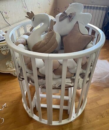 1 ayliq usaq sekilleri: Oğlan və qız üçün, Yeni, Yumru, Beşik, Dəst ilə, Matras ilə, Yellənmə mexanizm ilə — 1