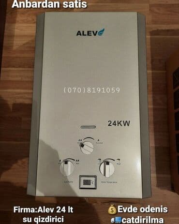 istilik radiyatoru: Alev 24 kW su qızdırıcı - Brend: ALEV - Güc: 24 kW - Tutum: 24 lt - — 2
