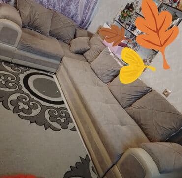 Sifarişlə mebel: Künc divan, İşlənmiş, Açılan, Bazalı, Ödənişli çatdırılma — 1