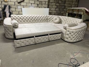 Proton: Угловой диван, Новый, Раскладной, С подъемным механизмом, Ткань, Бесплатная доставка — 3