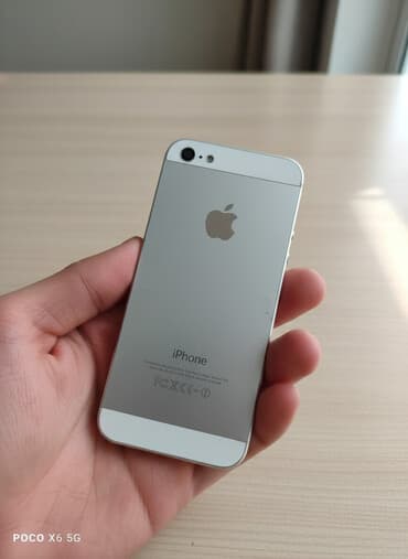 islenmis ayfon 5s: IPhone 5, < 16 GB, Gümüşü, Barmaq izi — 1