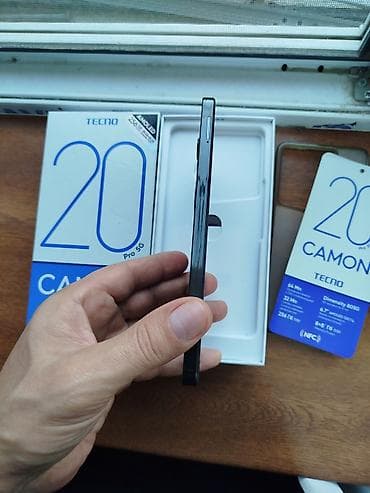 texno camon: Tecno Camon 20 Pro 5G, 256 GB, rəng - Qara, Sensor, Barmaq izi, Face ID — 5