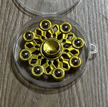 Quru inşaat materialları: Metal fidget spinner – dekorativ günəş/qar dənəciyi dizaynı - — 2