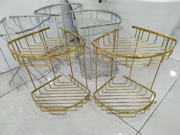 metbex refi: Hamam rəfi, Corner shelf — 1