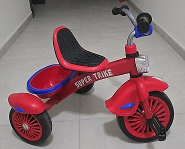 Uşaq üçtəkərli velosipedi – Super Trike - Rəng: qırmızı (mavi və qara