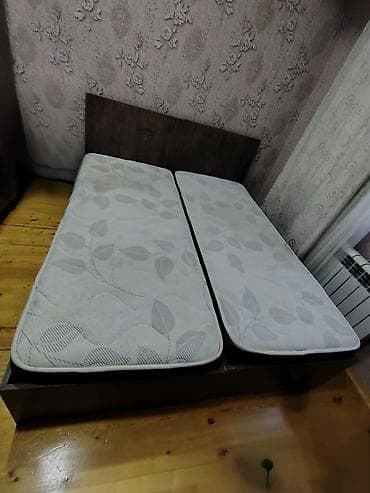 2 mərtəbəli carpayi: İşlənmiş, İkinəfərlik çarpayı, Bazalı, Matras ilə, Siyirməsiz — 1
