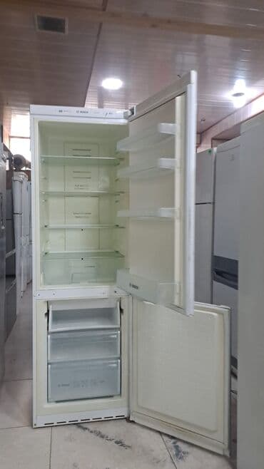 balaca xaladenik: 2 qapılı Bosch Soyuducu Satılır, rəng - Ağ — 2