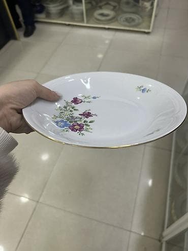 profiller: Boşqablar, 6 ədədli dəst, rəng - Ağ, Farfor, Almaniya — 2