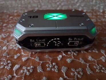 qcy t5 qiymeti: Yeni Simsiz (Bluetooth) Qulaqcıqlar, rəng - Gümüşü — 13