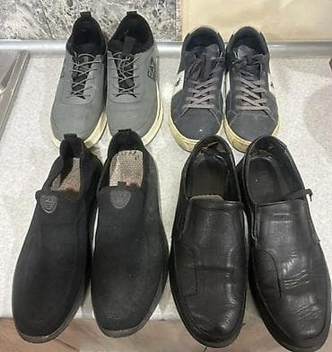 Klassik kişi ayaqqabısı – qara rəng, bağcıqlı model. - Üst hissə — 3