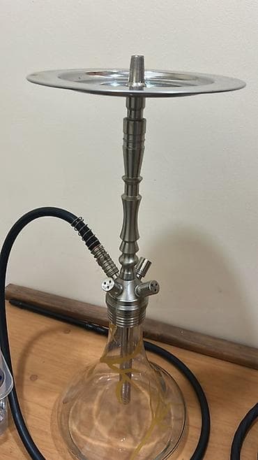 eşşək südü spreyi: Metall gövdəli nargilə seti Keyfiyyətlidir 4 çıxışlıdı (3 hava — 1