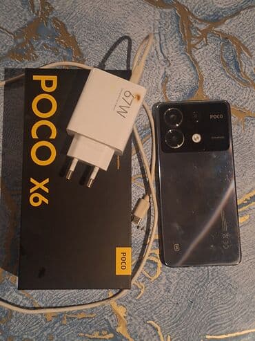 samsung a24 qiymeti kontakt home: Poco X6, 256 GB, rəng - Göy, Zəmanət, Barmaq izi, Face ID — 3