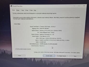 kompüter satışı: Intel Core i7 3770 Ram 8 Windows 10 pro NVIDIA GeForce GTX 460 1gb 259 — 6