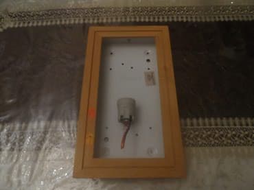 himalay duzu lampası: Divar lampası, iki kasalı-15,tək kolbalı-25,üç spot,hamısı bir — 6