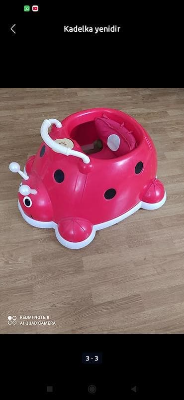 oyuncaq mikrofon: Uşaq üçün gəzdirici/körpə yürütmə qurğusu – xanım böcək (ladybug) — 2