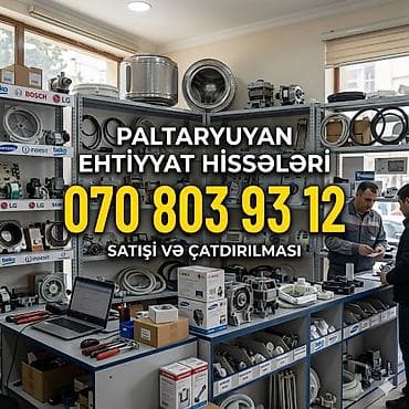 Paltaryuyan maşınlar üçün ehtiyat hissələri və aksesuarların satışı