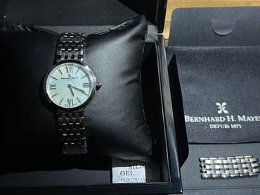 qol saatı orient: İşlənmiş, Qol saatı, Bernhard Mayer, rəng - Boz — 2