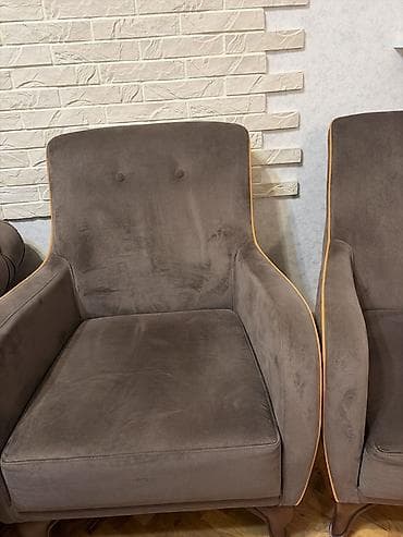 satin parça: Məhsul: Yumşaq oturacaqlı kreslo (2 ədəd mövcuddur – şəkillərdə — 3