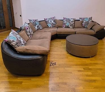 Угловой диван, Б/у, Нераскладной, Без подьемного механизма at lalafo.az Угловой диван, Б/у, Нераскладной, Без подьемного механизма