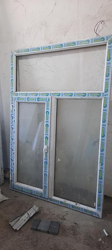 3 qız sekilleri profil ucun: İşlənmiş İkiqat şüşə paketi Plastik pəncərə, Еni: 175 sm, Uzunluğu: 173 sm — 4