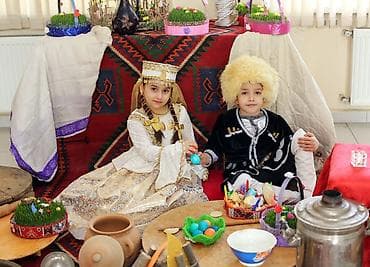 Uşaq ayaqqabıları: Milli kostyum, Qız üçün, 7 - 8 yaş, Yeni — 1